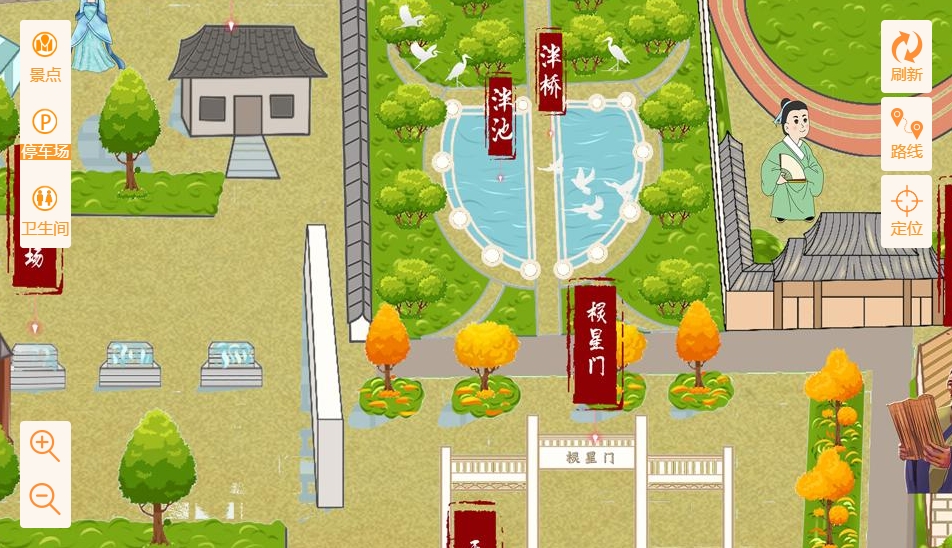 随县手绘地图景区语音讲解导览系统：智慧景区建设的基石